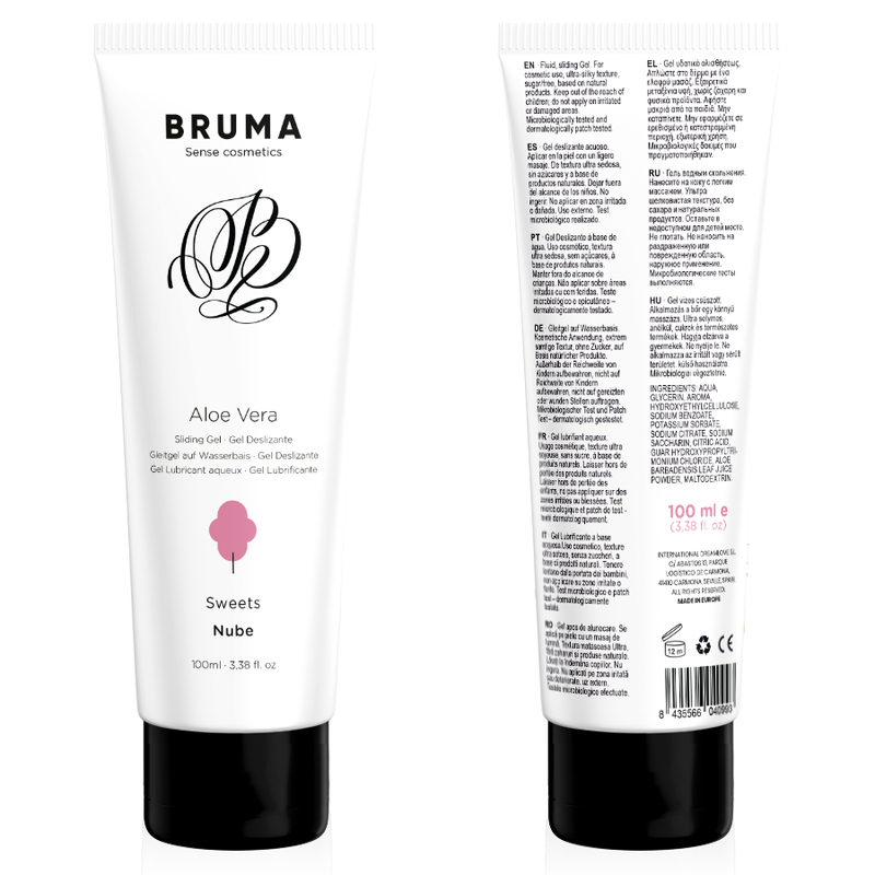 BRUMA - ALOE VERA GLIJGEL ZOETE SMAAK 100 ML