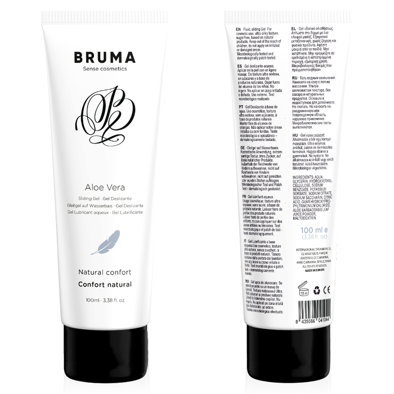 BRUMA - ALOE VERA GLIJGEL NATUURLIJK COMFORT 100 ML