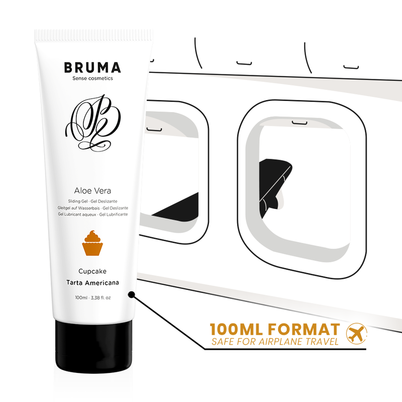 BRUMA - ALOË VERA GLIJGEL CUPCAKE SMAAK 100 ML