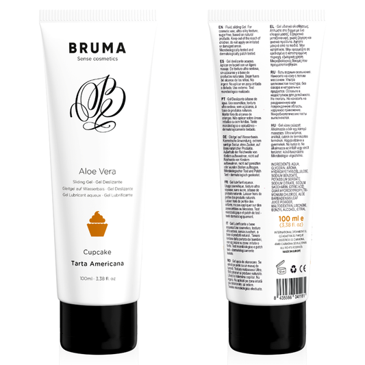 BRUMA - ALOË VERA GLIJGEL CUPCAKE SMAAK 100 ML