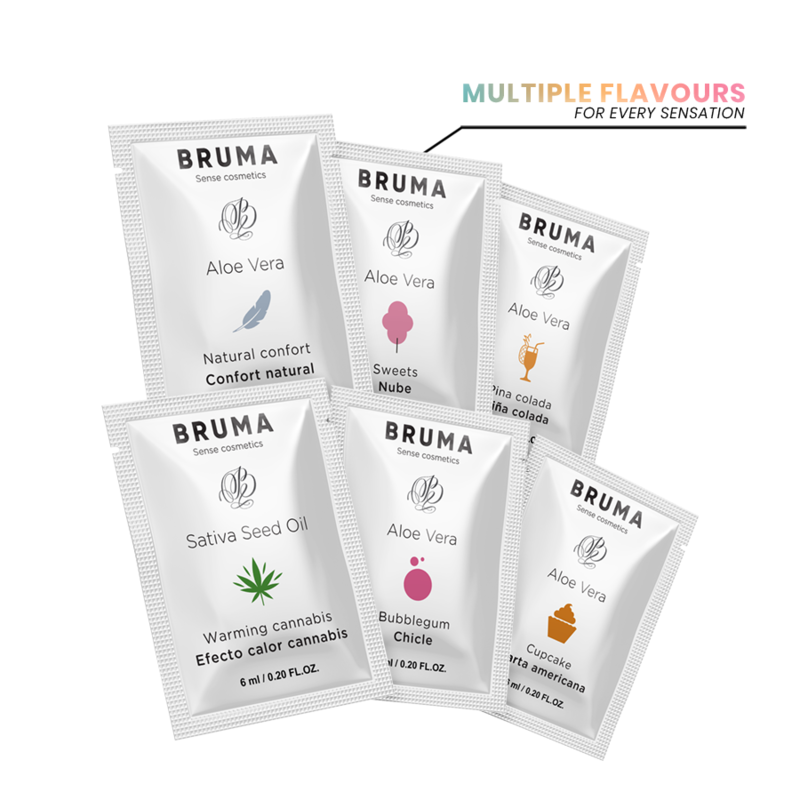 BRUMA - ALOE VERA GLIJGEL CUPCAKE SMAAK 6 ML