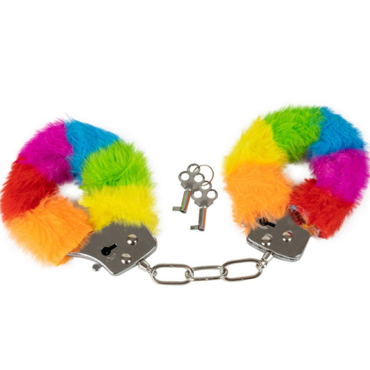 SPENCER & FLEETWOOD - REGENBOOG GELEUVERDE METALEN HANDBOEIEN