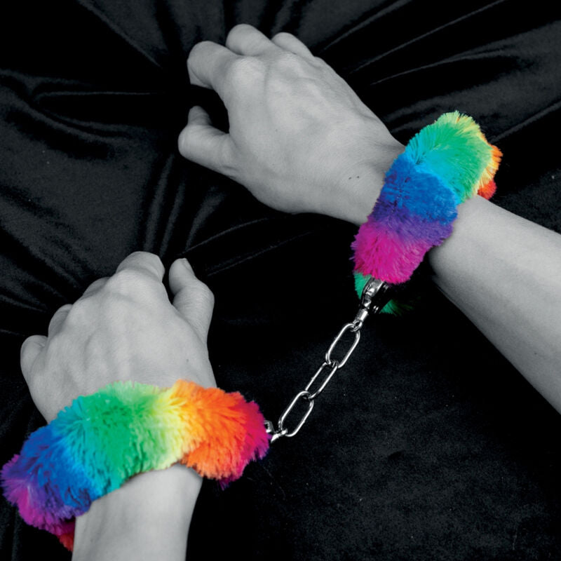 SPENCER & FLEETWOOD - REGENBOOG GELEUVERDE METALEN HANDBOEIEN
