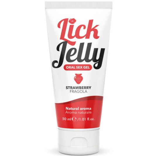 INTIMATELINE - LICK JELLY AARDBEI GLIJMIDDEL 50 ML