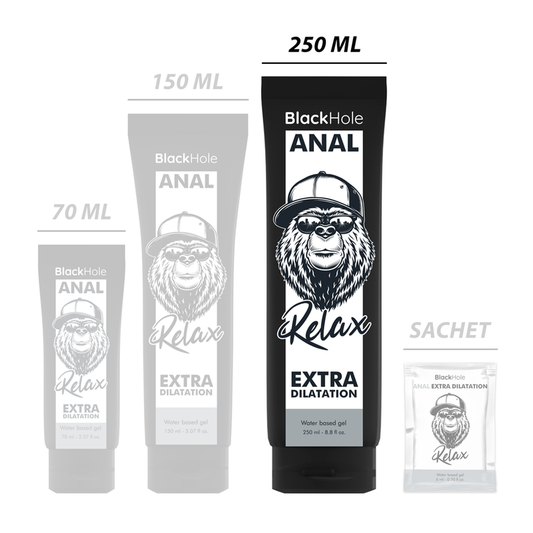 BLACK HOLE - WATERBASIS GEL ANALE VERWIJDING 250 ML
