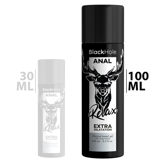 BLACK HOLE - GEL SILICONE OP BASIS VAN SILICONE VOOR ANALE VERWIJDING 100 ML
