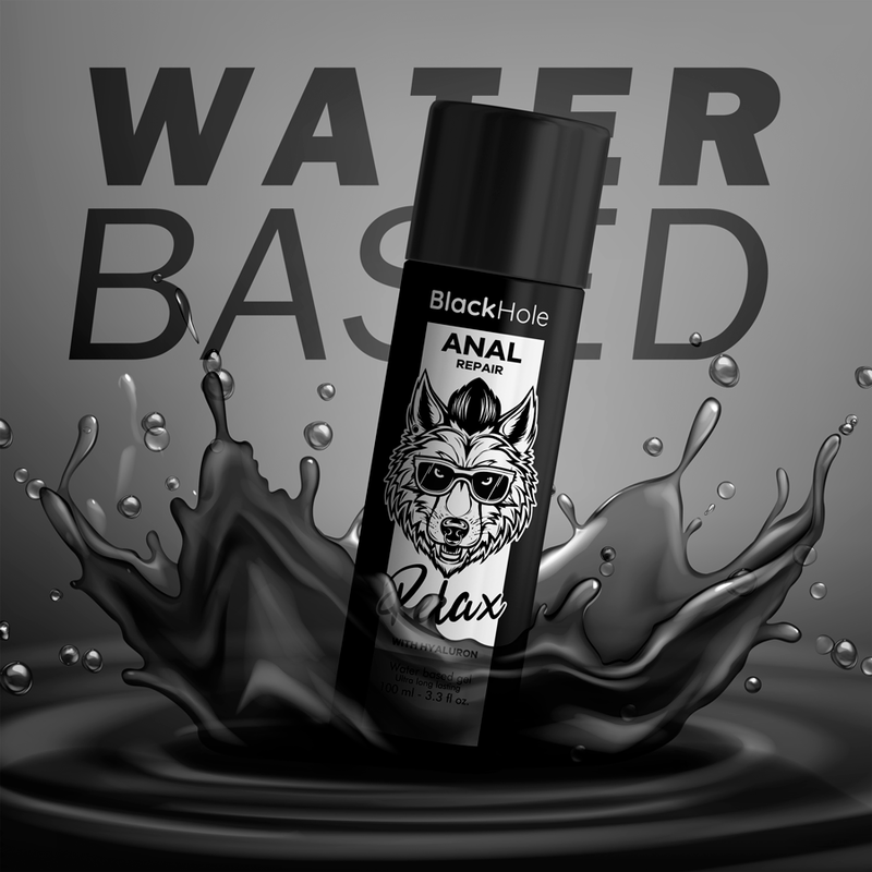 BLACK HOLE - ANAAL HERSTEL OP WATERBASIS ONTSPANNEN MET HYALURON 100 ML