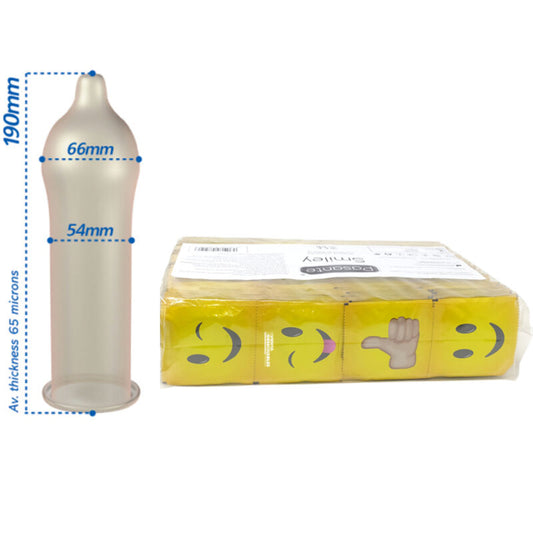 PASANTE - CONDOOMS SMILEY ZAK 144 STUKS