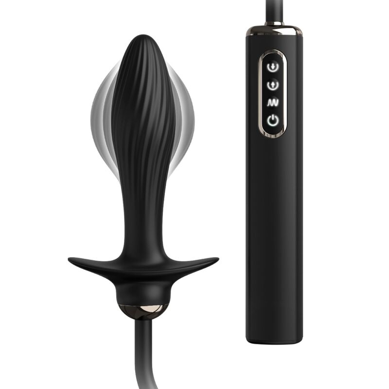 ANAL FANTASY ELITE COLLECTIE - OPBLAASBARE PLUG & AUTO-KLOP VIBRATOR
