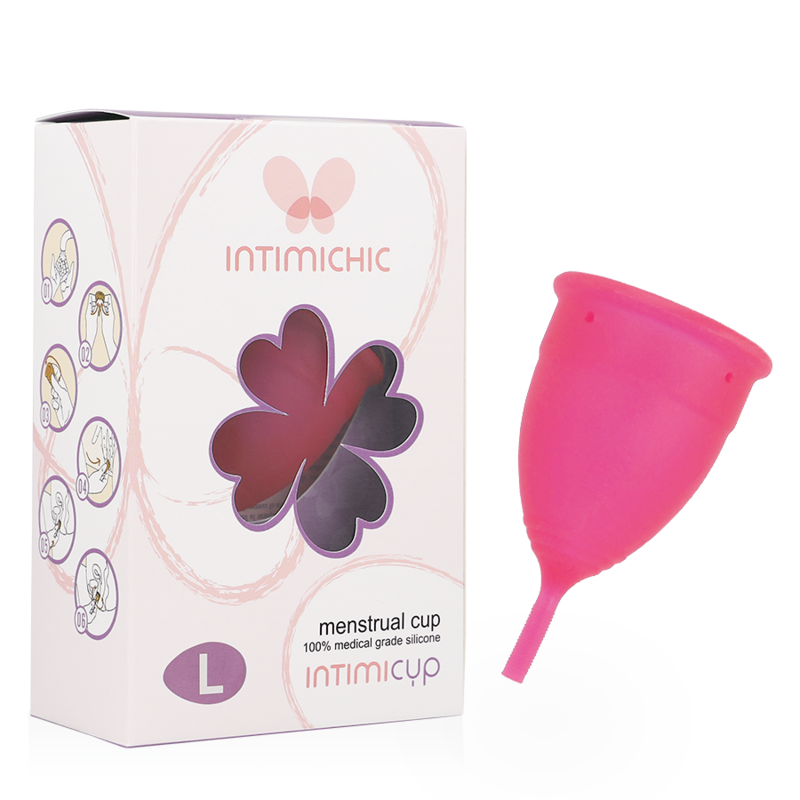 INTIMICHIC - MENSTRUATIECUP MEDISCHE SILICONEN - MAAT L