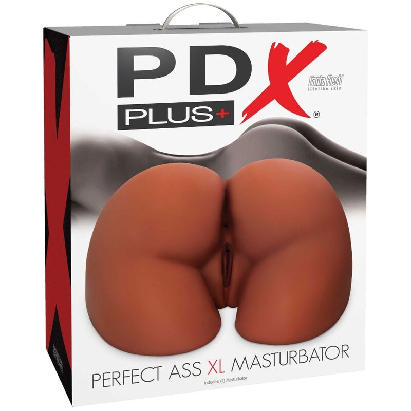 PDX PLUS - PERFECTE ASS XL DUBBELE INGANG BRUINE MASTURBATOR