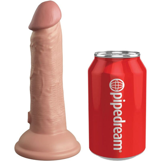 KING COCK - ELITE REALISTISCHE SILICONEN DILDO 15,2 CM