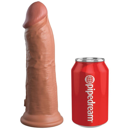 KING COCK - ELITE REALISTISCHE SILICONEN DILDO 20.3 CM KARAMEL