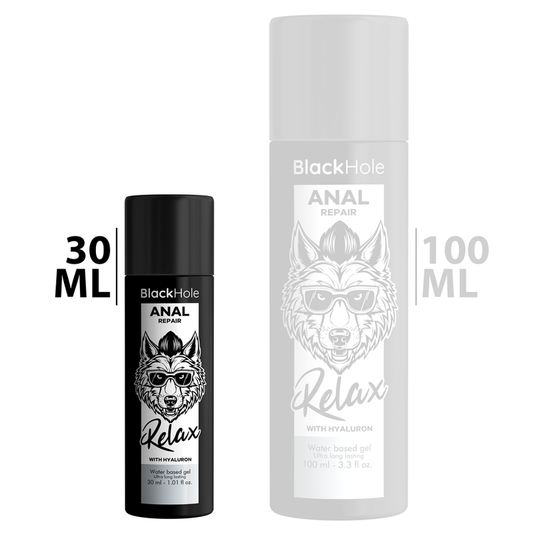 BLACK HOLE - ANAL REPAIR WATERGEDRAGEN ONTSPANNEN MET HYALURON 30 ML