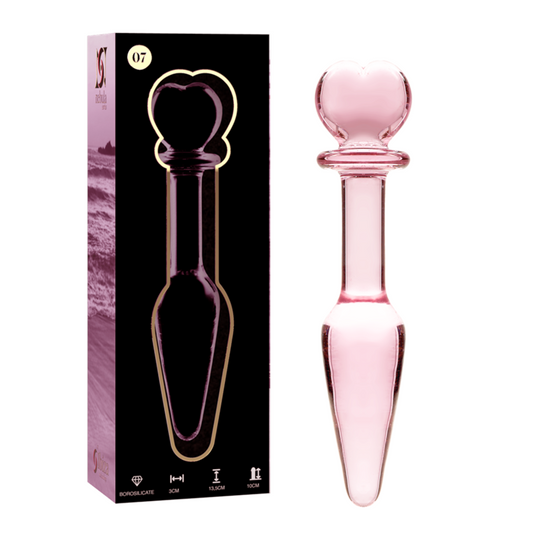 NEBULA SERIE DOOR IBIZA - MODEL 7 PLUG ROZE KRISTAL 13,5 CM -O- 3 CM