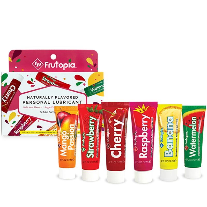 ID FRUTOPIA - ASSORTIMENT GLIJMIDDEL 5-PACK 12 ML
