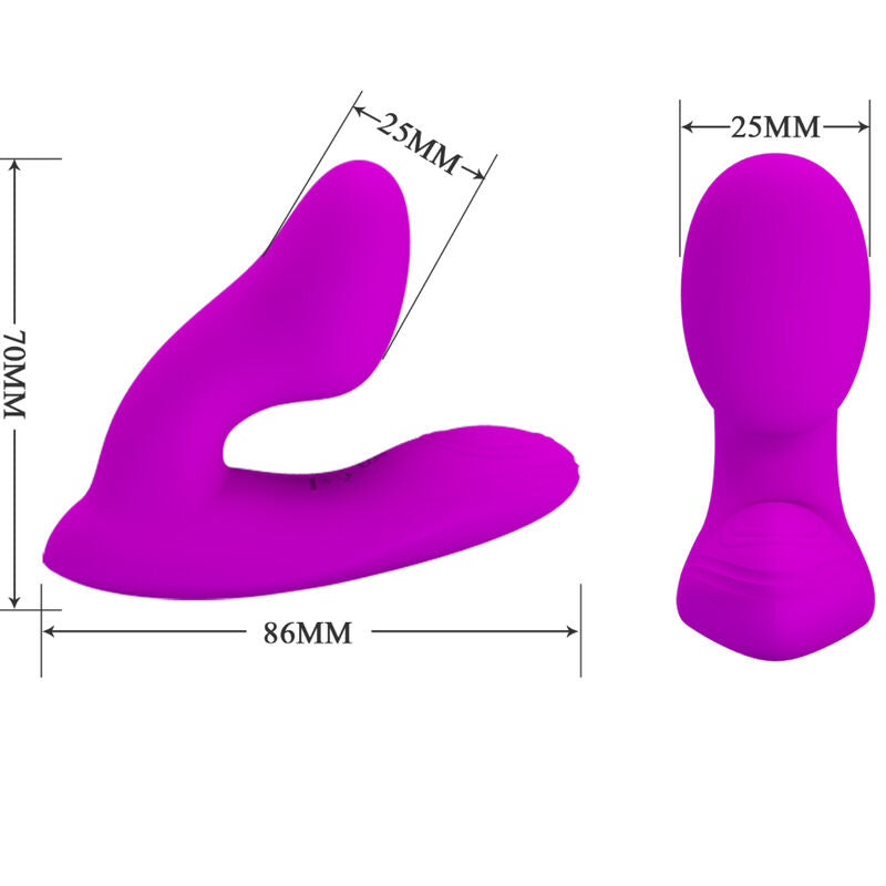 PRETTY LOVE - MELVIN CLITORIS MASSAGER MET AFSTANDSBEDIENING