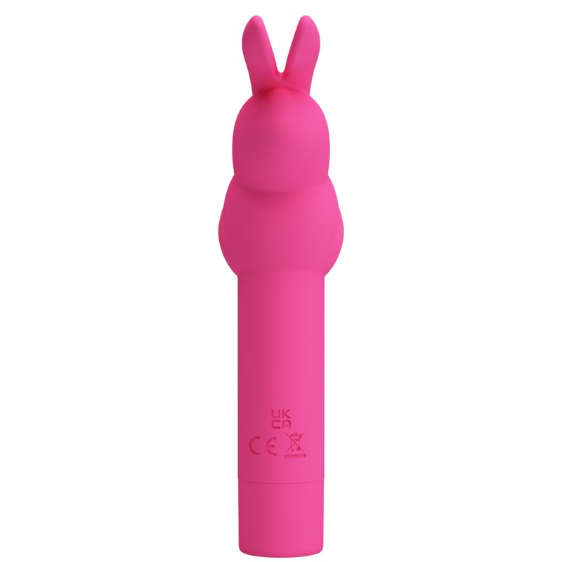 PRETTY LOVE - GERARDO FUSCHIA KONIJN SILICONEN VIBRATOR
