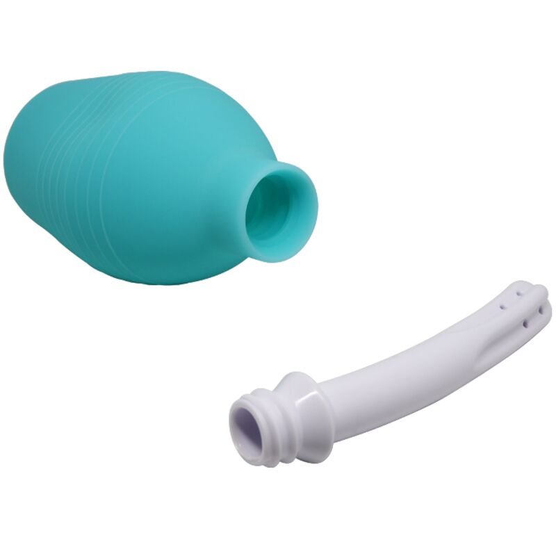 MR PLAY - ANAL PEER BLAUWE RUBBER DOUCHE