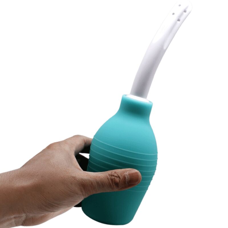 MR PLAY - ANAL PEER BLAUWE RUBBER DOUCHE