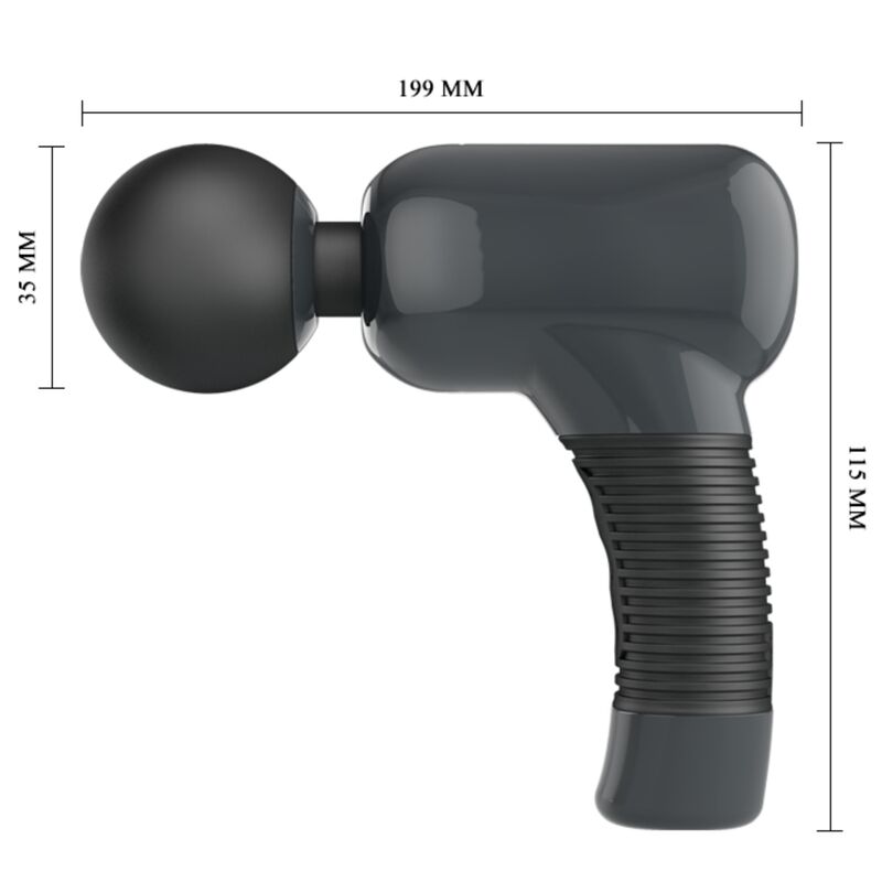 PRETTY LOVE - OPLAADBARE MASSAGER 7 FUNCTIES 5 SNELHEDEN