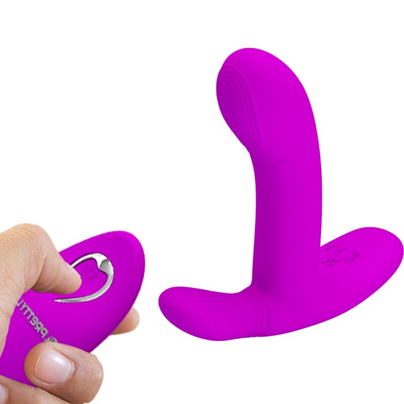 PRETTY LOVE - GERI KLITORISMASSAGER ROZE AFSTANDSBEDIENING