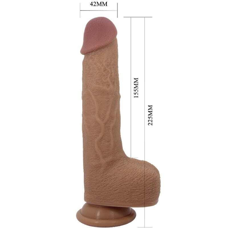 PRETTY LOVE - TOMMY REALISTISCHE DILDO VIBRATOR 22,5 CM