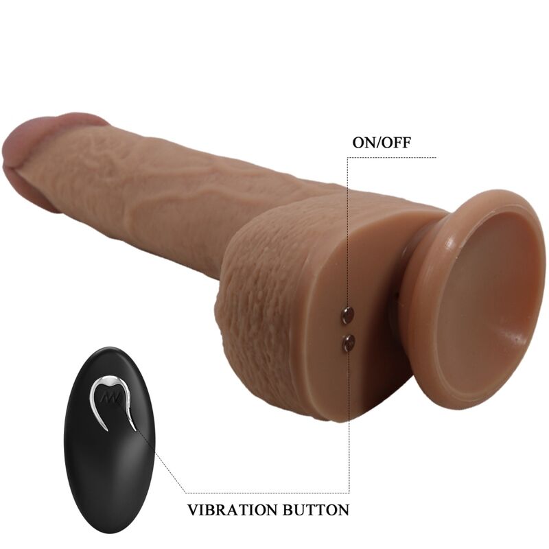 PRETTY LOVE - TOMMY REALISTISCHE DILDO VIBRATOR 22,5 CM