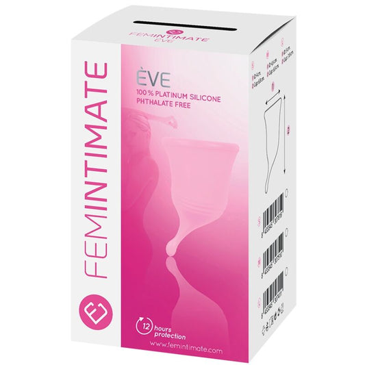FEMINTIMATE - EVE NIEUWE SILICONEN MENSTRUATIECUP - MAAT L