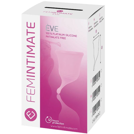 FEMINTIMATE - EVE NIEUWE SILICONEN MENSTRUATIECUP - MAAT S