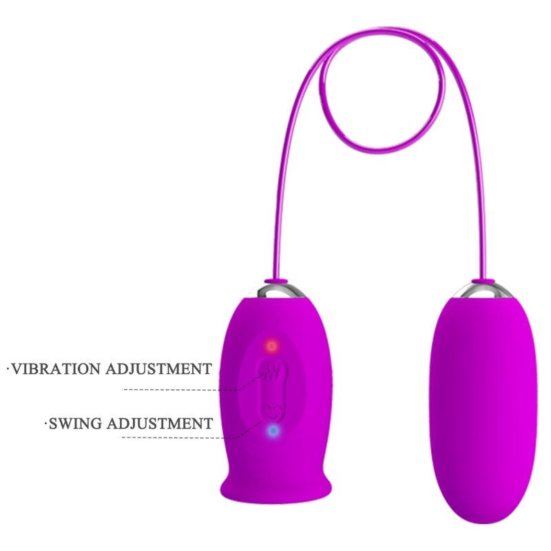 PRETTY LOVE - DAISY DUBBELE EGG OPLAADBARE VIBRATOR PAARS