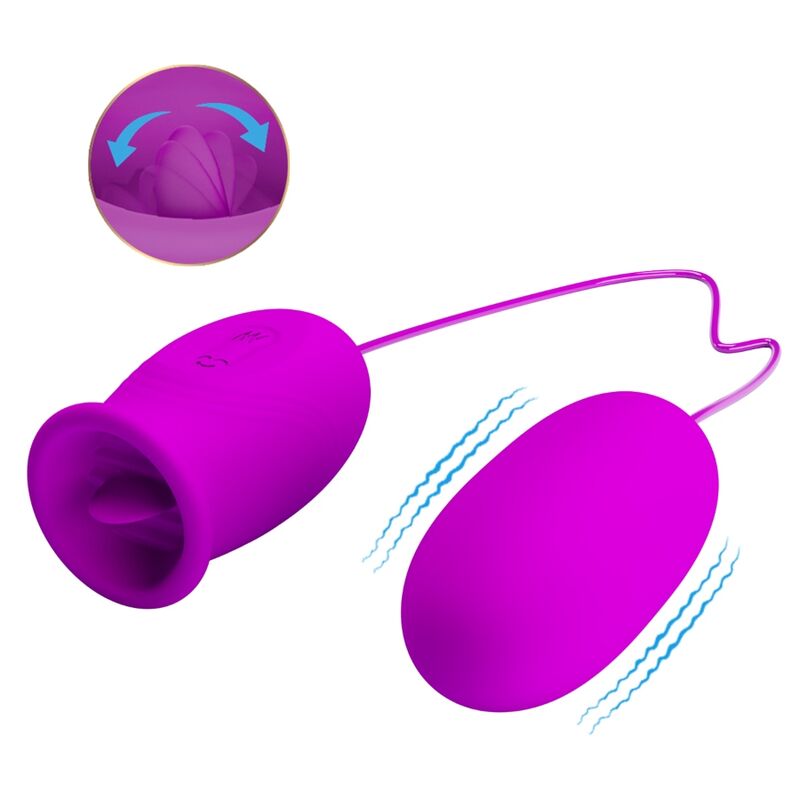 PRETTY LOVE - DAISY DUBBELE EGG OPLAADBARE VIBRATOR PAARS