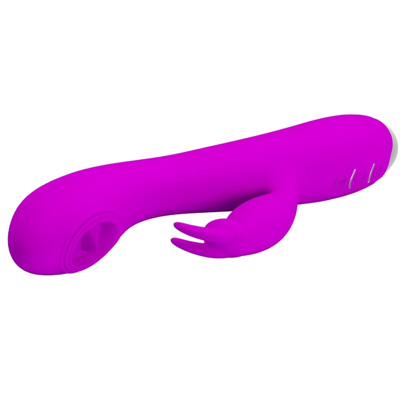 PRETTY LOVE - RACHEL OPLAADBARE VIBRATOR MET PAARSE ZUIGNAP