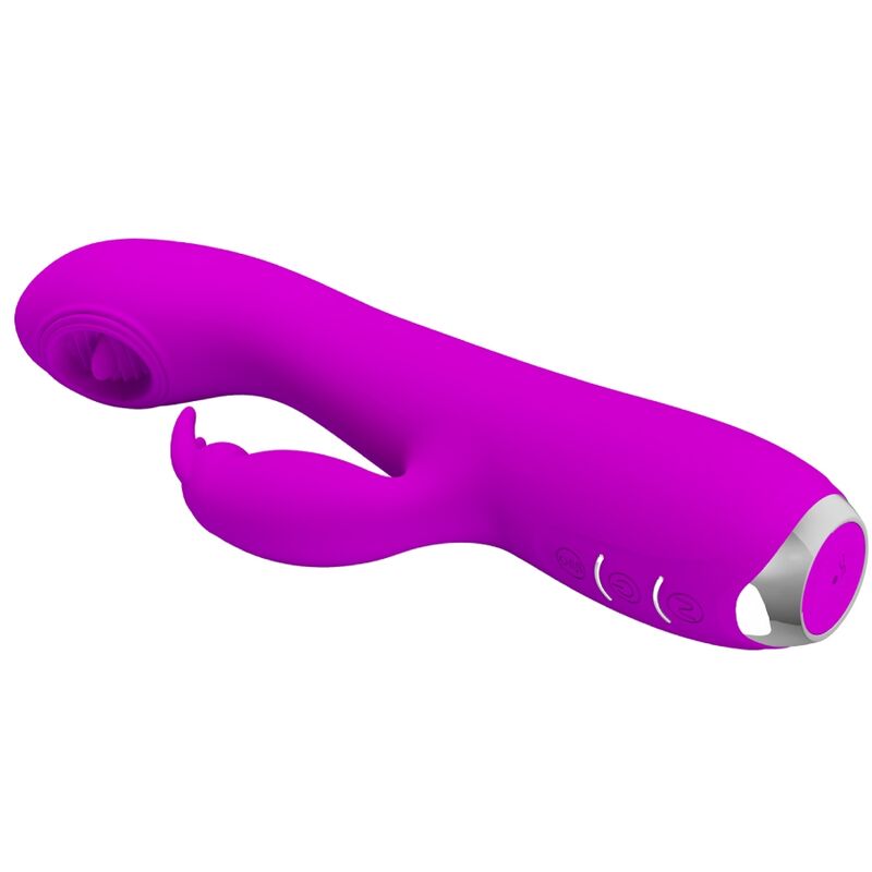 PRETTY LOVE - RACHEL OPLAADBARE VIBRATOR MET PAARSE ZUIGNAP