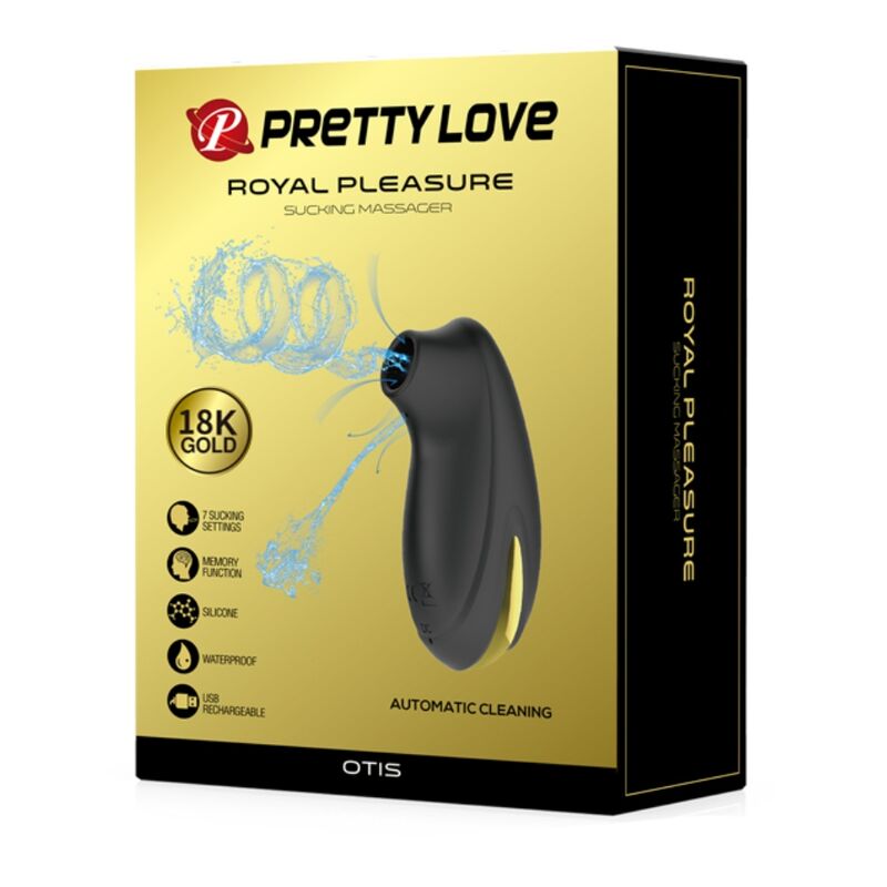 PRETTY LOVE - LUXE OPLAADBARE ZUIGMASSAGER ZWART