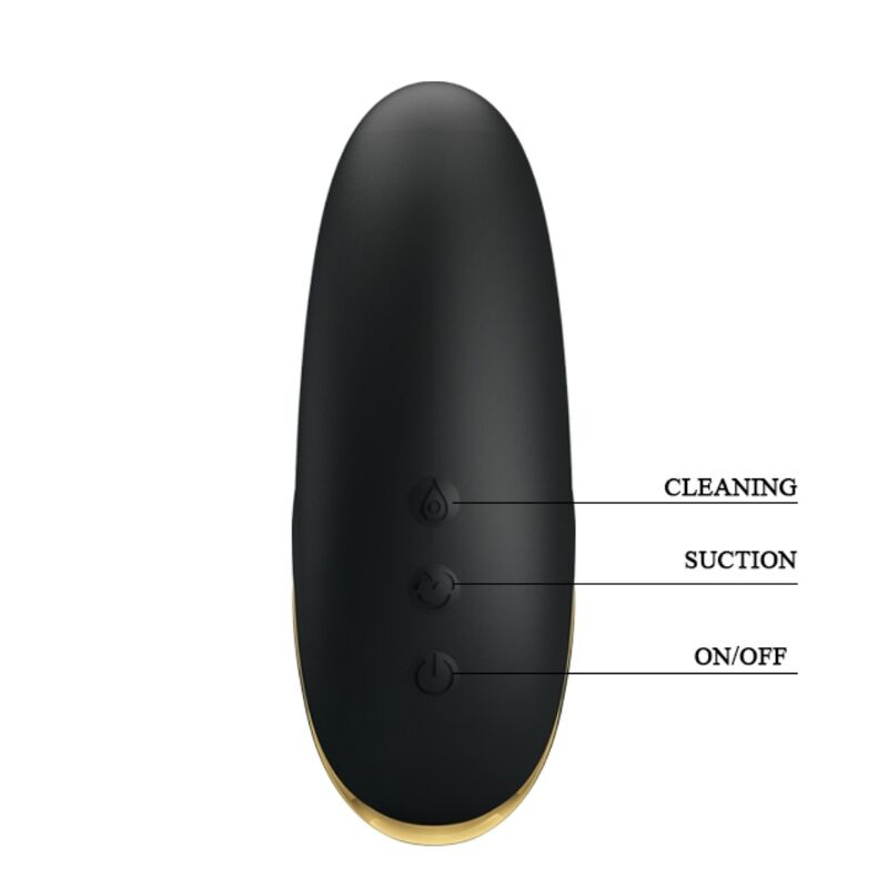 PRETTY LOVE - LUXE OPLAADBARE ZUIGMASSAGER ZWART