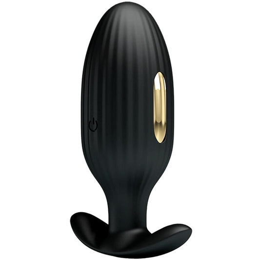 PRETTY LOVE - JEFFERSON ANALE PLUG ZWART MET APP-BEDIENING