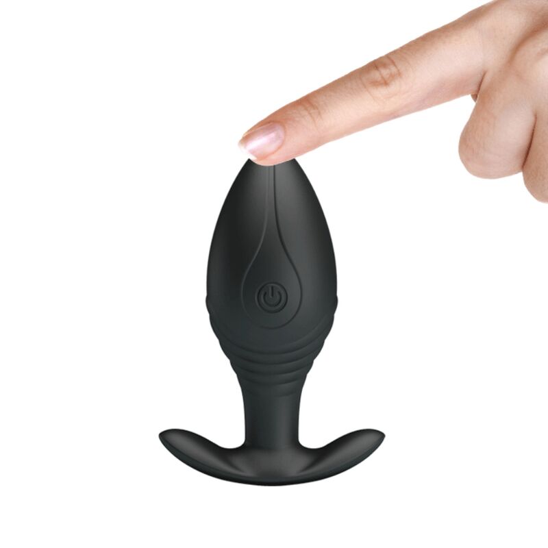 PRETTY LOVE - REGINA ANAL PLUG OPLAADBARE VIBRATOR ZWART