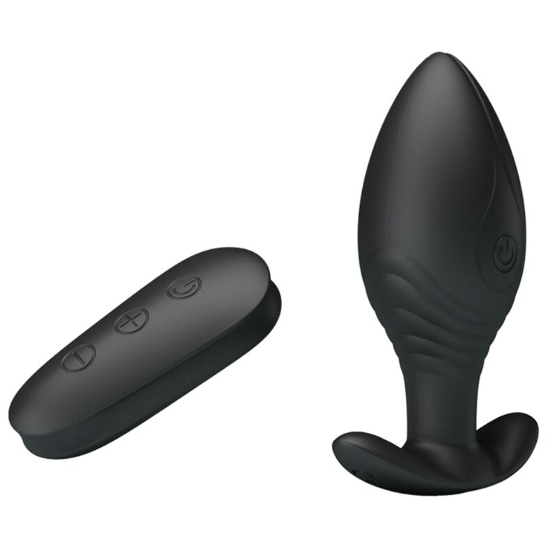 PRETTY LOVE - REGINA ANAL PLUG OPLAADBARE VIBRATOR ZWART