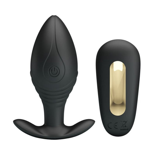 PRETTY LOVE - REGINA ANAL PLUG OPLAADBARE VIBRATOR ZWART