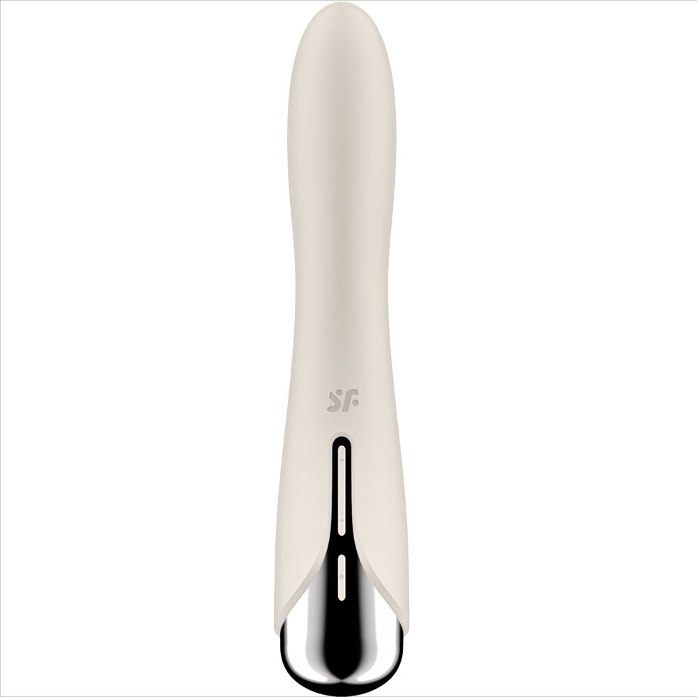 SATISFYER - SPINNING VIBE 1 G-SPOT ROTERENDE VIBRATOR BEIGE