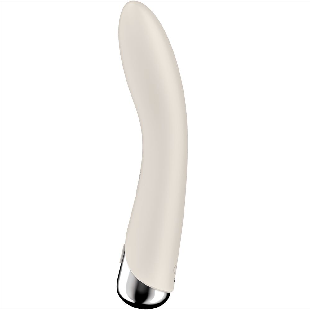 SATISFYER - SPINNING VIBE 1 G-SPOT ROTERENDE VIBRATOR BEIGE