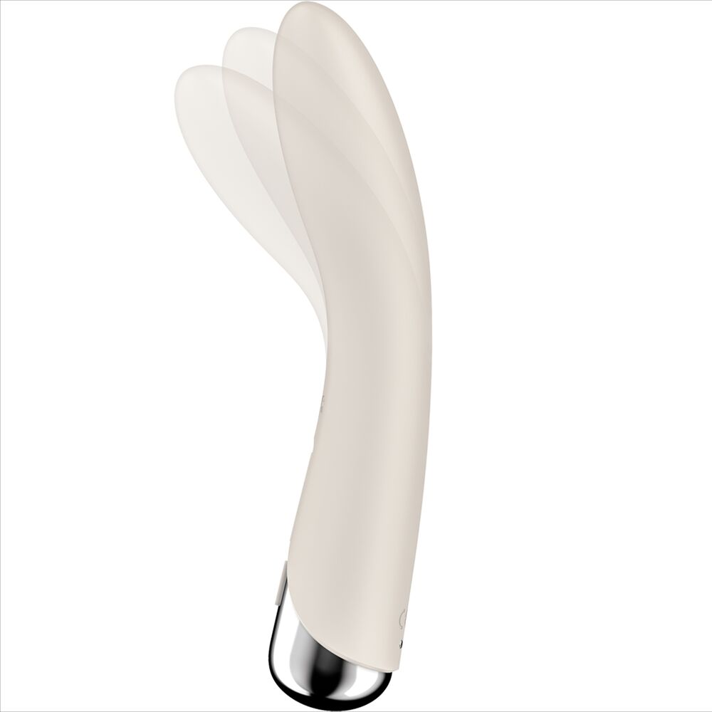 SATISFYER - SPINNING VIBE 1 G-SPOT ROTERENDE VIBRATOR BEIGE