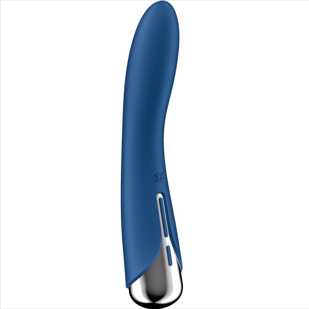 SATISFYER - SPINNING VIBE 1 G-PUNT ROTERENDE VIBRATOR BLAUW