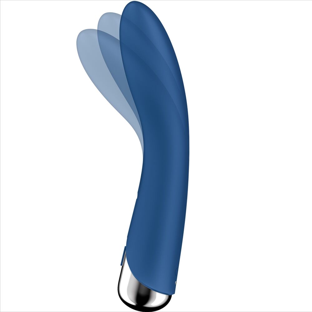 SATISFYER - SPINNING VIBE 1 G-PUNT ROTERENDE VIBRATOR BLAUW