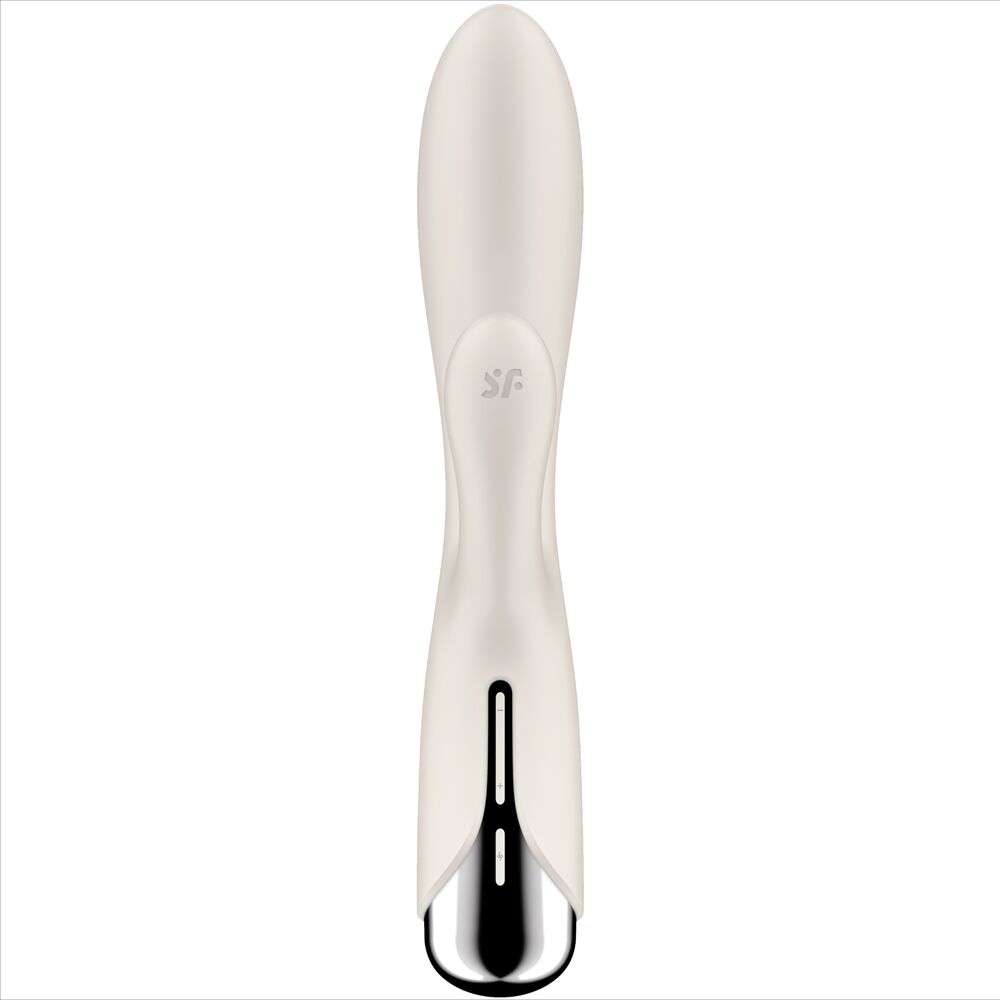SATISFYER - SPINNING RABBIT 1 KLITORIS- EN G-PUNTSTIMULATIE BEIGE