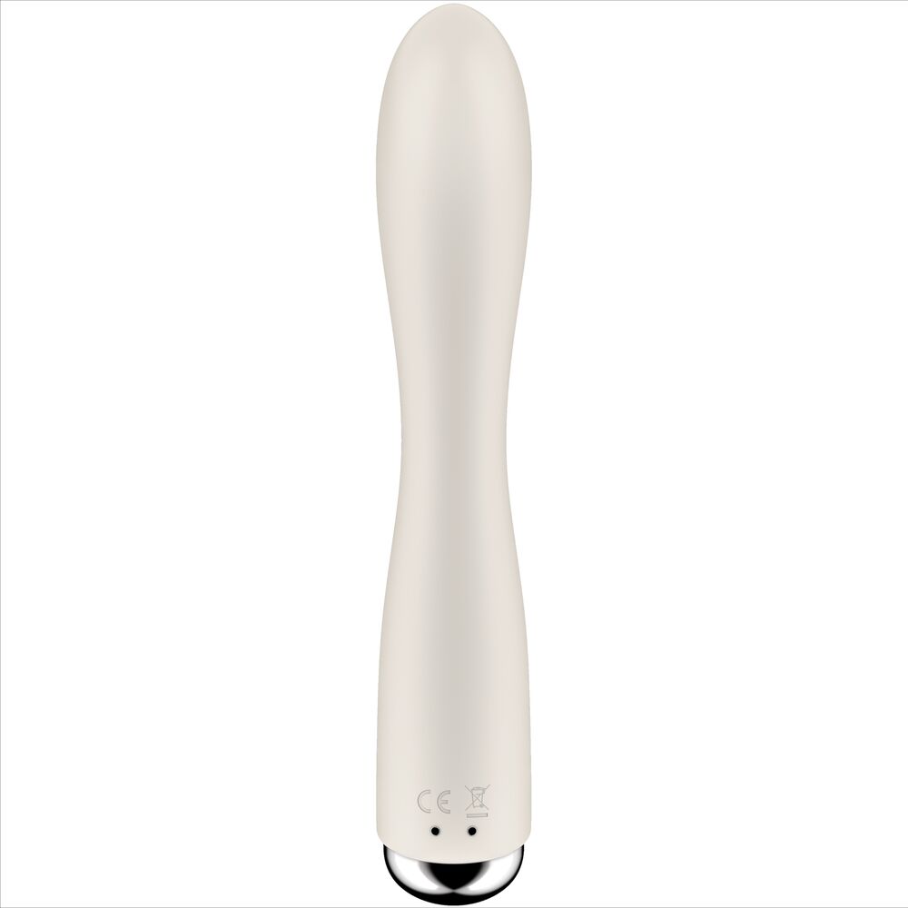 SATISFYER - SPINNING RABBIT 1 KLITORIS- EN G-PUNTSTIMULATIE BEIGE
