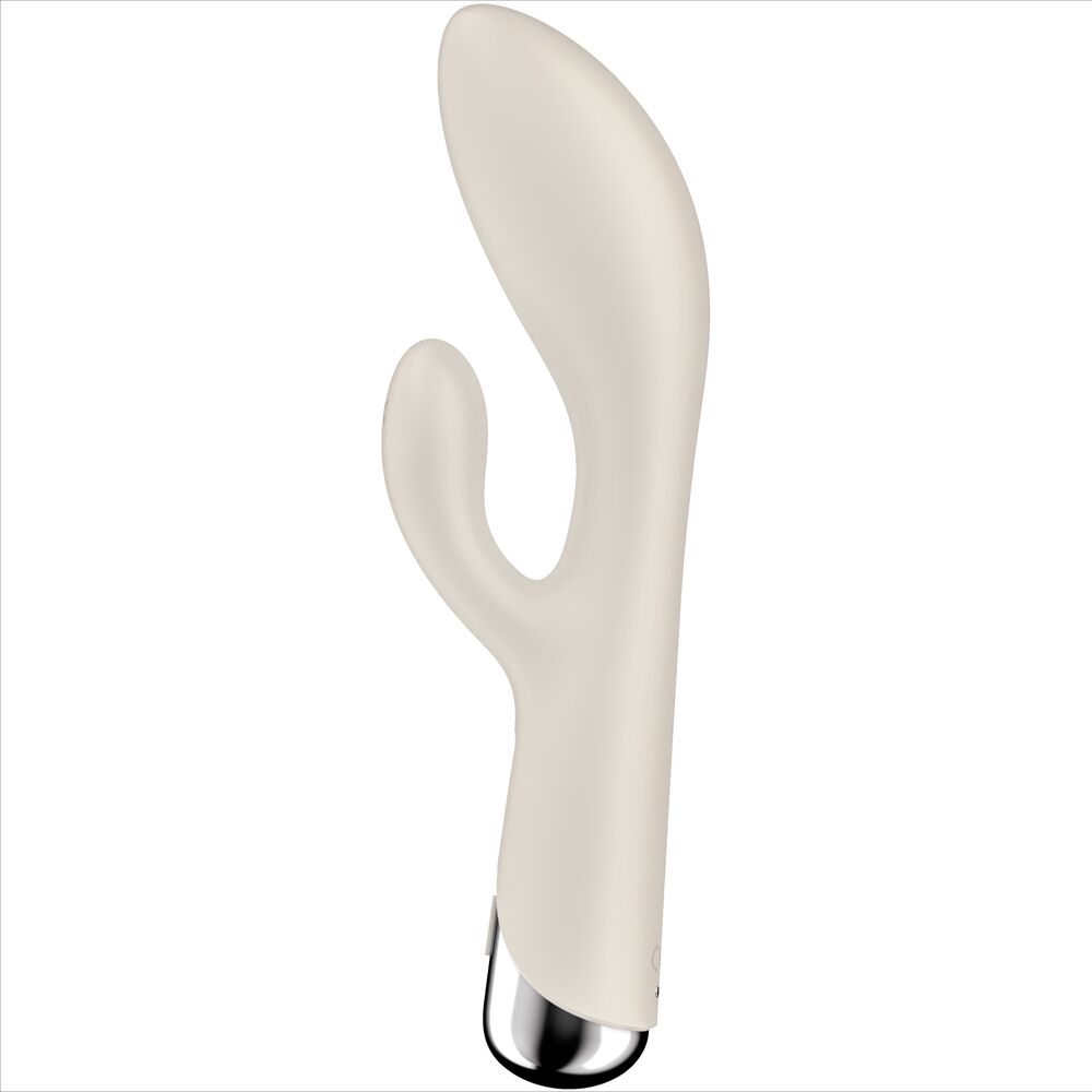 SATISFYER - SPINNING RABBIT 1 KLITORIS- EN G-PUNTSTIMULATIE BEIGE