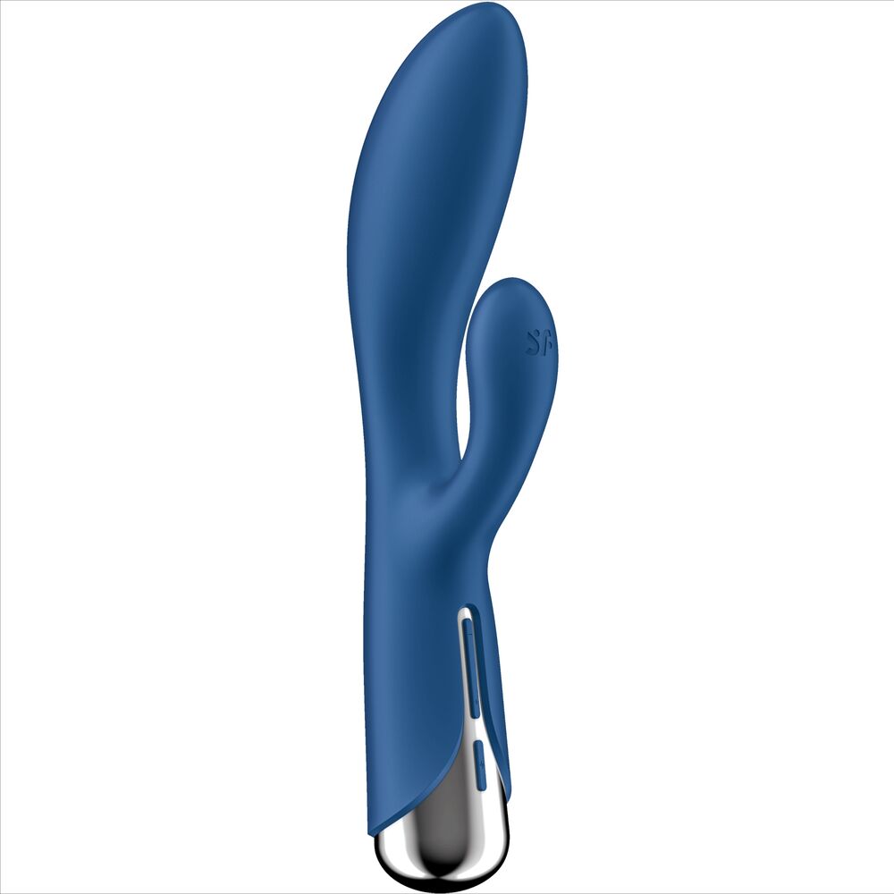 SATISFYER - SPINNING RABBIT 1 KLITORIS EN G-PUNT STIMULATIE BLAUW