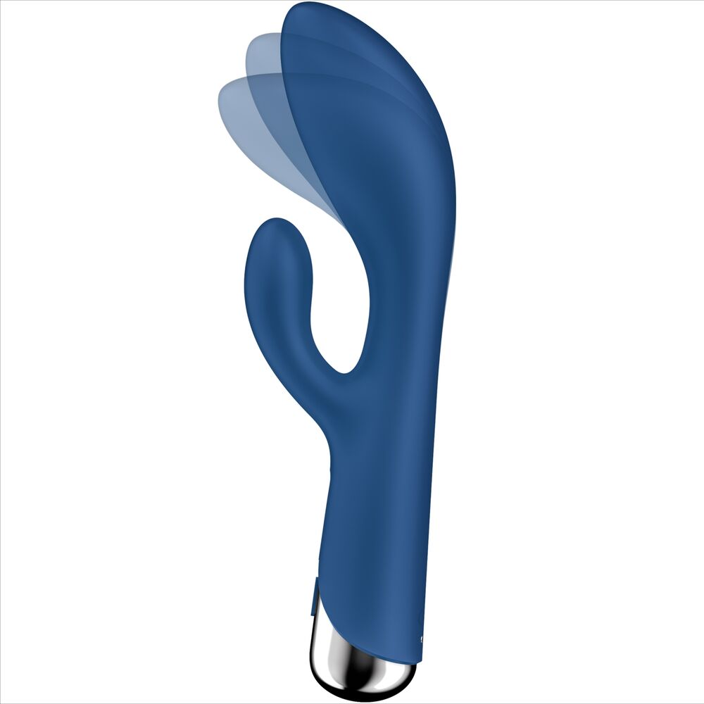 SATISFYER - SPINNING RABBIT 1 KLITORIS EN G-PUNT STIMULATIE BLAUW